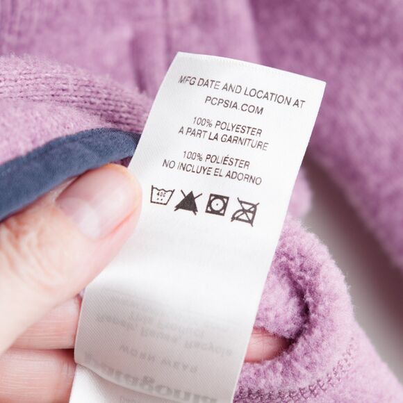 Patagonia Sweater Womens M Marsupial 1/4 Snap Pullover Violet Purple - Picture 12 of 13